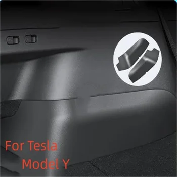 Pre Tesla Model Y 2021 2022 2023 Zadný Kufor, Bočné ochranné Kryty, TPE Kryt, Zadný Kufor, Bočné ochranné Kryty, TPE Kryt Úlety Vnútorný Chránič Shell