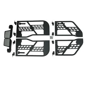 Veľkoobchod Kompatibilný S 2018-2021 Jeep Wrangler JL Rúrkové 4 Dvere S Spätnom Zrkadle Auta Dvere